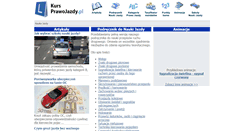 Desktop Screenshot of kursprawojazdy.pl